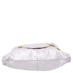 Versace Lilac Leather Medusa Embossed Hobo For Women -Versace Official Website luxury women versace used handbags p390072 010