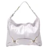Versace Lilac Leather Medusa Embossed Hobo For Women