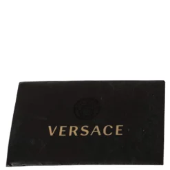 Versace Metallic Leather Stripped Hobo For Women -Versace Official Website luxury women versace used handbags p395319 004