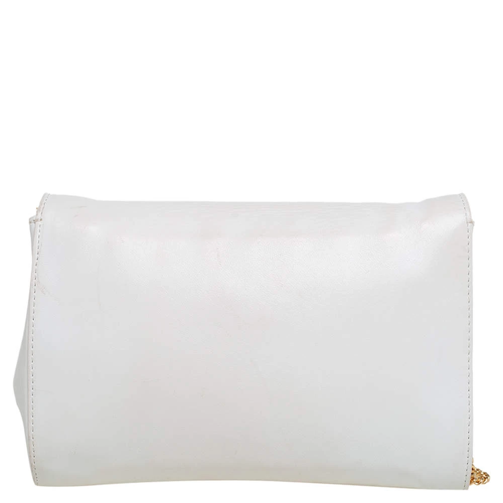 Versace White Leather Medusa Sultan Shoulder Bag For Women 4 Versace White Leather Medusa Sultan Shoulder Bag For Women - Image 4