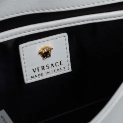 Versace White Leather Medusa Sultan Shoulder Bag For Women 18 Versace White Leather Medusa Sultan Shoulder Bag For Women -Versace Official Website luxury women versace used handbags p398822 008