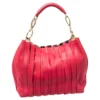 Versace Fuchsia Leather Hobo For Women
