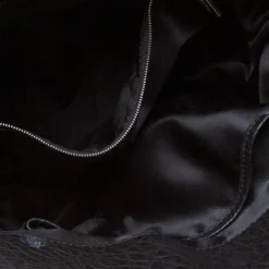 Versace Black/Metallic Leather Medusa Plaque Flap Satchel For Women -Versace Official Website luxury women versace used handbags p400183 005