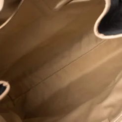 Versace Black Canvas And Patent Leather Tote For Women -Versace Official Website luxury women versace used handbags p403247 011