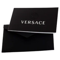 Versace Multicolor Medusa Print Fabric And Patent Leather Front Pocket Tote For Women -Versace Official Website luxury women versace used handbags p416146 001