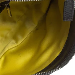 Versace Black Logo Embossed Leather Small Studded Baguette Bag For Women -Versace Official Website luxury women versace used handbags p416252 002