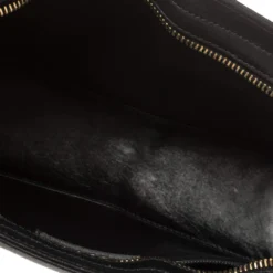 Versace Black Leather Medusa Studded Chain Shoulder Bag For Women -Versace Official Website luxury women versace used handbags p416972 011