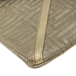 Versace Chain Gold Fabric Gianni Couture Envelope Chain Clutch For Women -Versace Official Website luxury women versace used handbags p418602 011