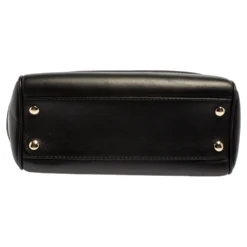 Versace Black Leather Palazzo Empire Tote For Women -Versace Official Website luxury women versace used handbags p418838 008