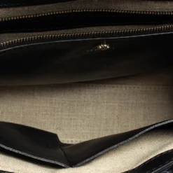 Versace Black Leather Palazzo Empire Tote For Women -Versace Official Website luxury women versace used handbags p418838 012