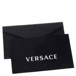 Versace Black Monogram Canvas And Fabric Floral Applique Tote For Women -Versace Official Website luxury women versace used handbags p431401 006