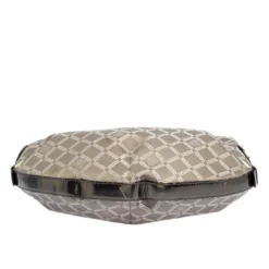 Versace Metallic Grey Signature Canvas And Leather Trim Hobo For Women 18 Versace Metallic Grey Signature Canvas And Leather Trim Hobo For Women -Versace Official Website luxury women versace used handbags p439855 011