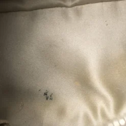 Versace Silver Ostrich Embossed Leather Snap Out Of It Satchel For Women -Versace Official Website luxury women versace used handbags p448376 012