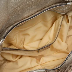 Versace Gold/Black Woven Leather Medusa Fringe Shoulder Bag For Women -Versace Official Website luxury women versace used handbags p453249 002