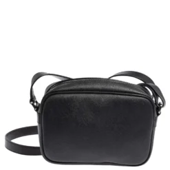 Versace Black Leather Medusa Crossbody Bag For Women -Versace Official Website luxury women versace used handbags p454951 003