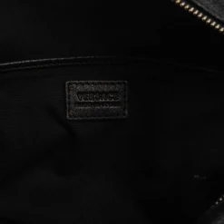 Versace Black/Gold Barroco Print Coated Canvas And Leather Medusa Icon Boston Bag For Women -Versace Official Website luxury women versace used handbags p458557 010