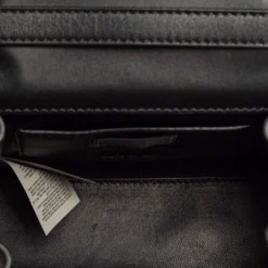 Versace Black Leather Small Icon Top Handle Bag For Women 24 Versace Black Leather Small Icon Top Handle Bag For Women -Versace Official Website luxury women versace used handbags p464175 015