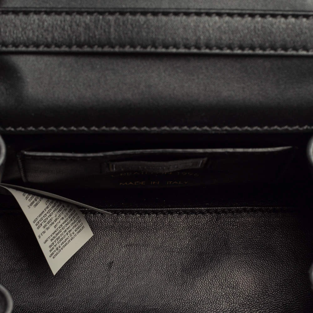 Versace Black Leather Small Icon Top Handle Bag For Women 9 Versace Black Leather Small Icon Top Handle Bag For Women - Image 9