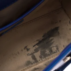 Versace Blue Patent Leather Medium Medusa Medallion Tote For Women -Versace Official Website luxury women versace used handbags p464990 002