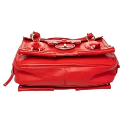 Versace Red Leather Studded Tote For Women -Versace Official Website luxury women versace used handbags p470991 005