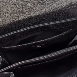 Versace Black Leather Medusa Palazzo Sultan Shoulder Bag For Women -Versace Official Website luxury women versace used handbags p481821 002