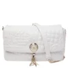 Versace White Leather Vanitas Medea Shoulder Bag For Women