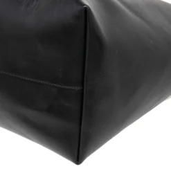 Versace Black Leather Tote For Women -Versace Official Website luxury women versace used handbags p482815 005