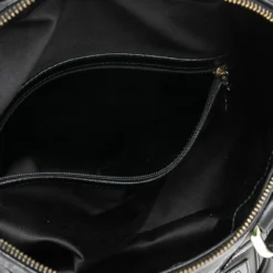 Versace Black Leather Satchel For Women -Versace Official Website luxury women versace used handbags p483744 011
