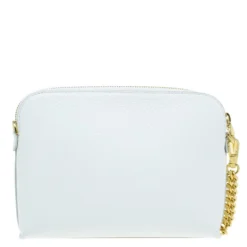 Versace White Leather Small Medusa Clutch For Women -Versace Official Website luxury women versace used handbags p49192 004