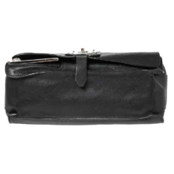 Versace Black Leather Stardust Shoulder Bag For Women -Versace Official Website luxury women versace used handbags p492948 004
