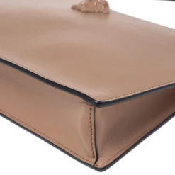 Versace Beige Leather Medusa Wristlet Clutch For Women 21 Versace Beige Leather Medusa Wristlet Clutch For Women -Versace Official Website luxury women versace used handbags p494430 008