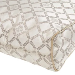 Versace Beige Leather And Canvas Shoulder Bag For Women -Versace Official Website luxury women versace used handbags p494865 007