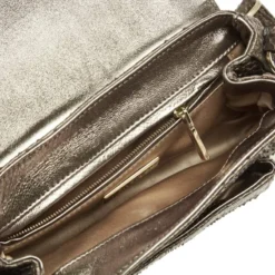 Versace Brown Python Small Flap Shoulder Bag For Women -Versace Official Website luxury women versace used handbags p497971 1632202630 012