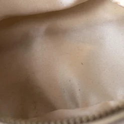 Versace Metallic Gold Ostrich Embossed Leather Snap Out Of It Satchel For Women -Versace Official Website luxury women versace used handbags p498631 012