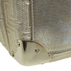 Versace Gold Embossed Leather Flap Shoulder Bag For Women 28 Versace Gold Embossed Leather Flap Shoulder Bag For Women -Versace Official Website luxury women versace used handbags p50037 0012