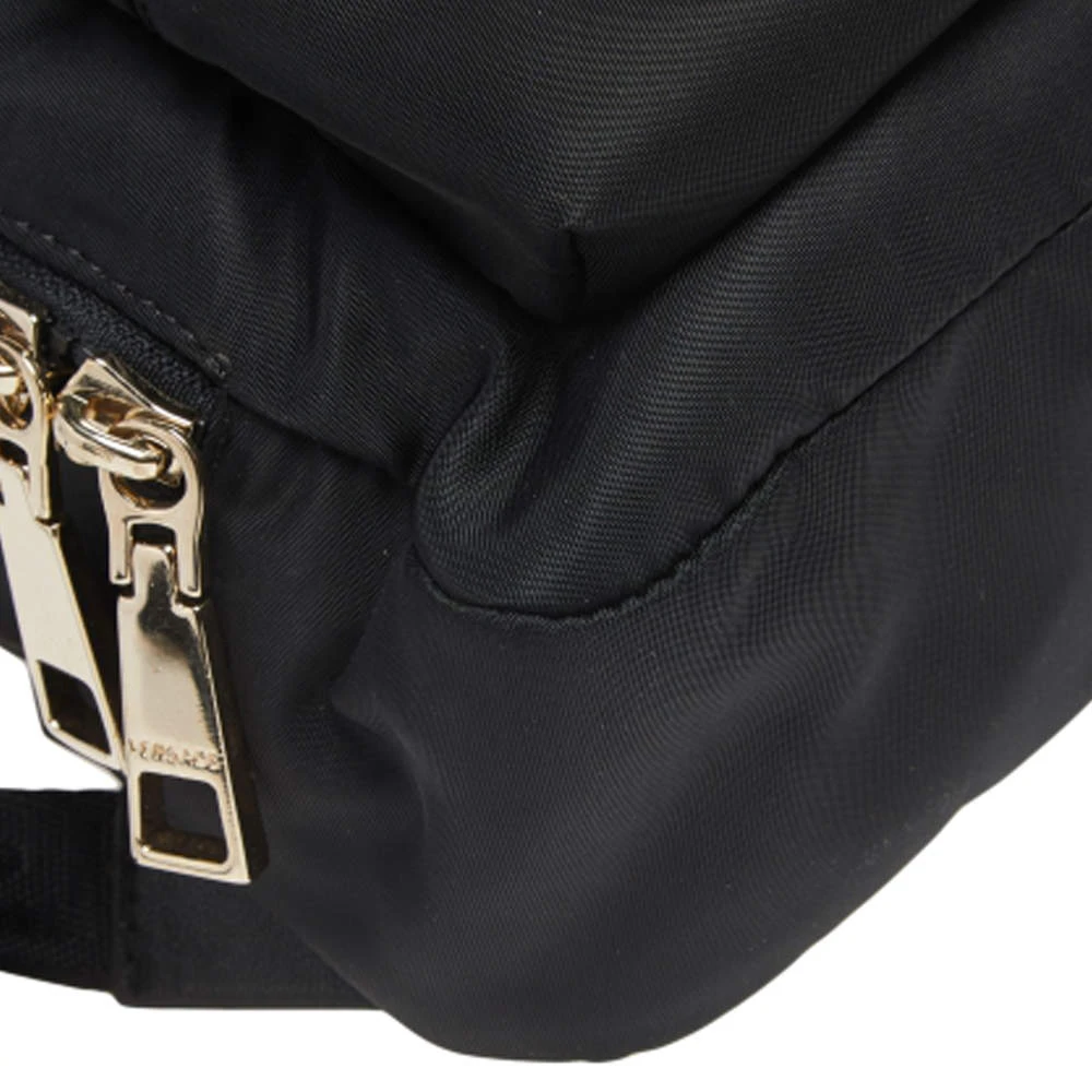 Versace Black Nylon And Leather Trim Mini Medusa Backpack For Women 10 Versace Black Nylon And Leather Trim Mini Medusa Backpack For Women - Image 10