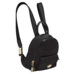 Versace Black Nylon And Leather Trim Mini Medusa Backpack For Women 13 Versace Black Nylon And Leather Trim Mini Medusa Backpack For Women -Versace Official Website luxury women versace used handbags p505051 010