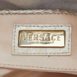 Versace Multicolor Glazed Python Canyon Top Handle Bag For Women -Versace Official Website luxury women versace used handbags p514329 009