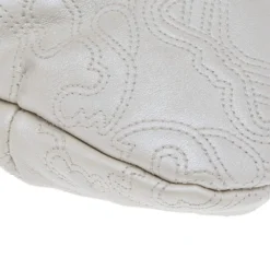 Versace Pearl Beige Leather Medusa Clutch For Women -Versace Official Website luxury women versace used handbags p514355 002