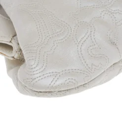 Versace Pearl Beige Leather Medusa Clutch For Women -Versace Official Website luxury women versace used handbags p514355 003