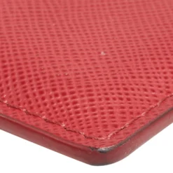 Versace Red Leather Medusa Card Case For Women -Versace Official Website luxury women versace used handbags p557232 006