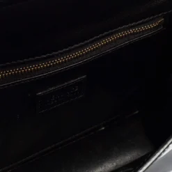 Versace Black Patent Leather Young Medusa Chain Crossbody Bag For Women -Versace Official Website luxury women versace used handbags p562170 004