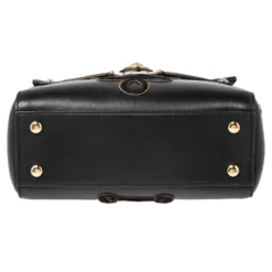 Versace Black Leather D Signature Medusa Shoulder Bag For Women -Versace Official Website luxury women versace used handbags p566531 002