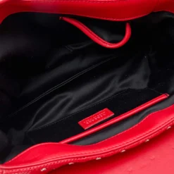 Versace Red Leather Small Medusa Medallion Tote For Women -Versace Official Website luxury women versace used handbags p569249 002