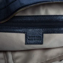 Versace Black Leather Studded Tote For Women -Versace Official Website luxury women versace used handbags p578144 012