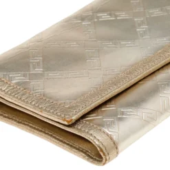 Versace Gold Leather Gianni Flap Shoulder Bag For Women 20 Versace Gold Leather Gianni Flap Shoulder Bag For Women -Versace Official Website luxury women versace used handbags p582242 006