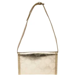 Versace Gold Leather Gianni Flap Shoulder Bag For Women 14 Versace Gold Leather Gianni Flap Shoulder Bag For Women -Versace Official Website luxury women versace used handbags p582242 012