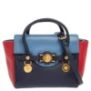 Versace Tricolor Leather Small Medusa Medallion Tote For Women