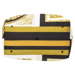 Versace Multicolor Medusa Print Nylon Diaper Tote For Women -Versace Official Website luxury women versace used handbags p599447 008