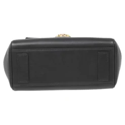 Versace Black Leather Small Medusa Top Handle Bag For Women -Versace Official Website luxury women versace used handbags p599640 002